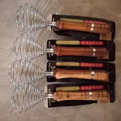 6 pc stainless steel egg beater