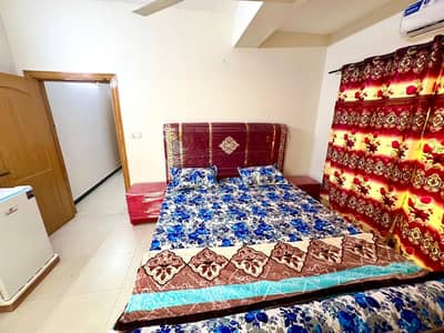 1 BEDROOM FURNISHED FLAT FOR RENT F-17 ISLAMABAD ALL FACILITY AVAILABLE CDA APPROVED SECTOR