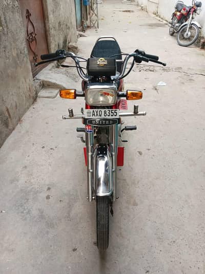 United Bike Registered Dec 2024 ki hai Sticker 2025 Model hai