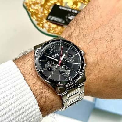 Casio Enticer MTP-1374D-1AV Mens Watch