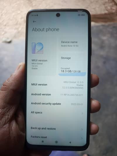 Redme Note 10 5G Non pta