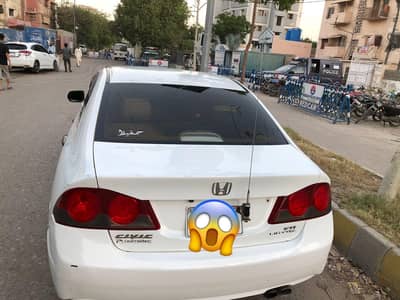Honda Civic Reborn Prosmatic 2012 super white colour