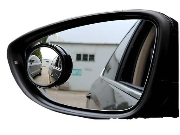 Car Round Mirror Original Glass Rear view Blind spot Mirror Wide-angle lens - 2 pcs