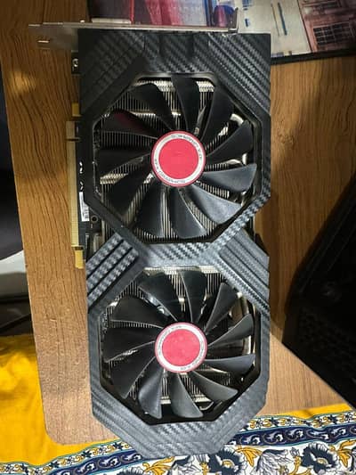 XFX RX 580 8gb graphics card 256bit only 1month used