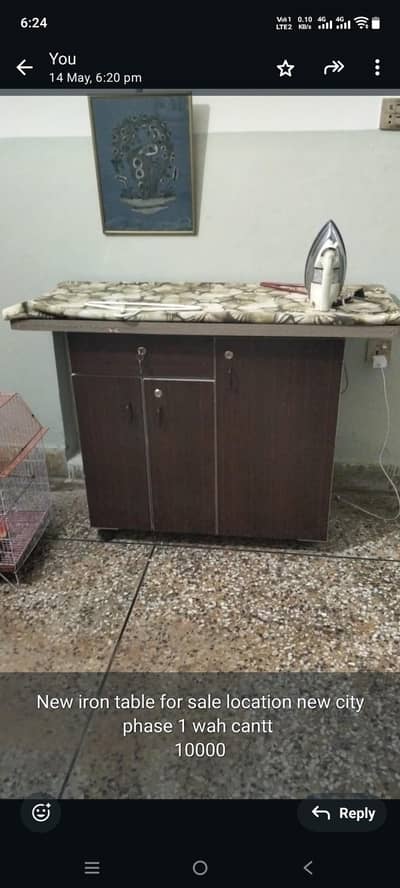 iron table