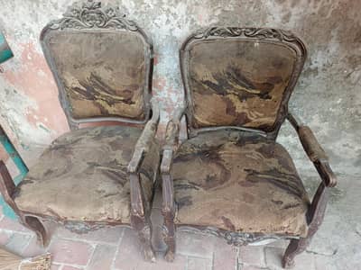 Two used wood Chairs