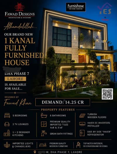Dha phase 7 fully furnished house for sale
