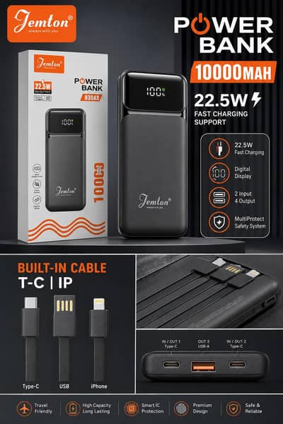 Jemton power Bank H30Ax