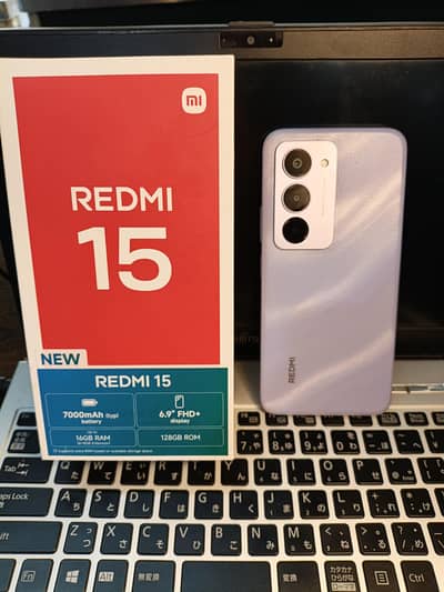 REDMI 15 with Complete Box 8+8/128GB  With Complete Box