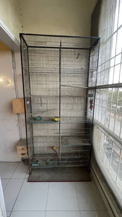 Parrots cages for sale 2 cages han iak 10 portions ka ha or iak 6