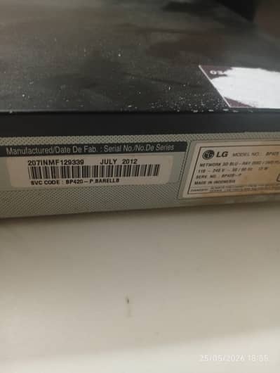 lg original blueray dvd player