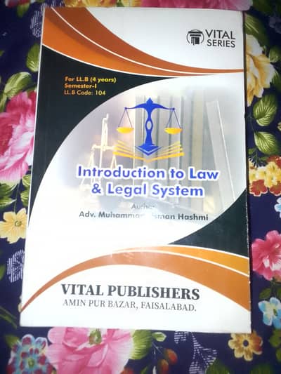 (LAW BOOK) INTRODUCTION TO LAW AND LEGAL SYSTEM BOOK