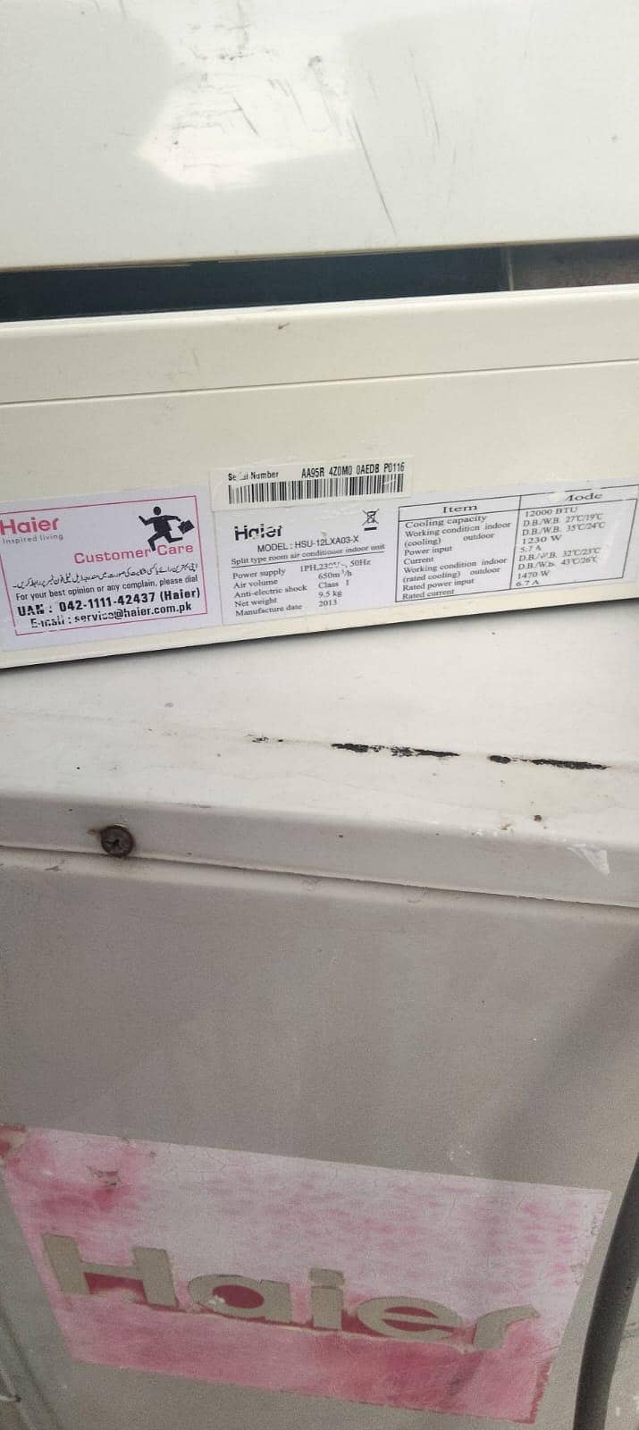 haier split ac 4