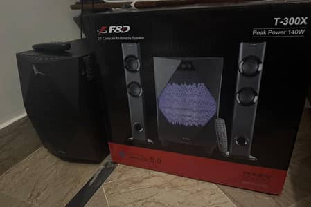 F&D (Fenda) T-300X 2.1 Tower Speaker Bluetooth 5.0