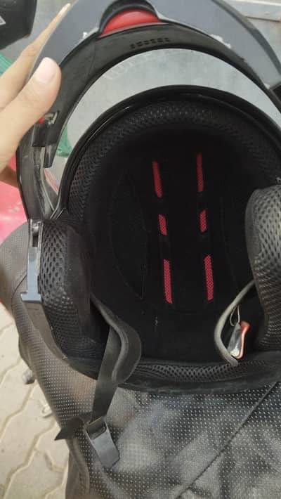 Flip up helmet available