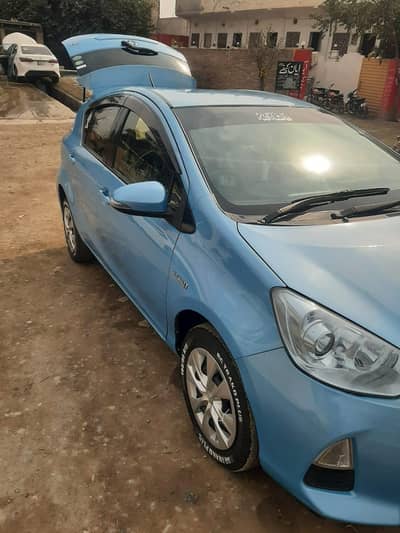 Toyota Aqua 2013 model, bumper to bumper genius.