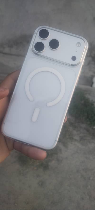 Urgent iphone 17 pro max jv silver color for sale just box open