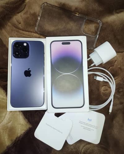 Apple I Phone 14 Pro Max PTA Approved With Box Whatsapp 03297043979