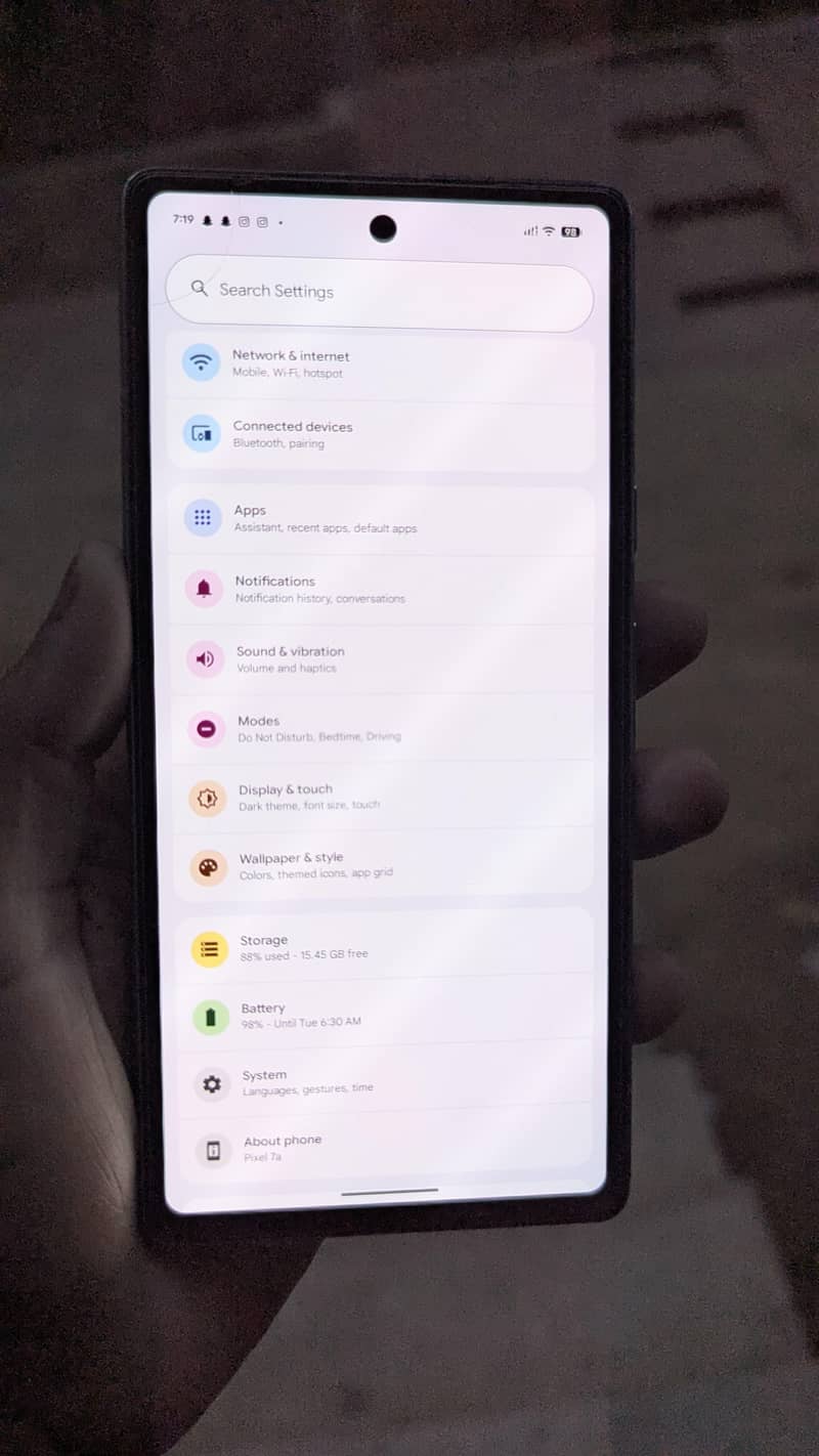 Google Pixel 7a 5