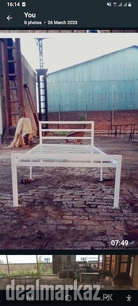 Beautifull Single Iron bed available.