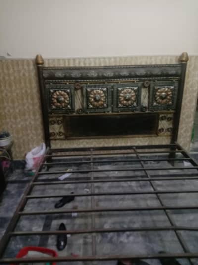used iron bed