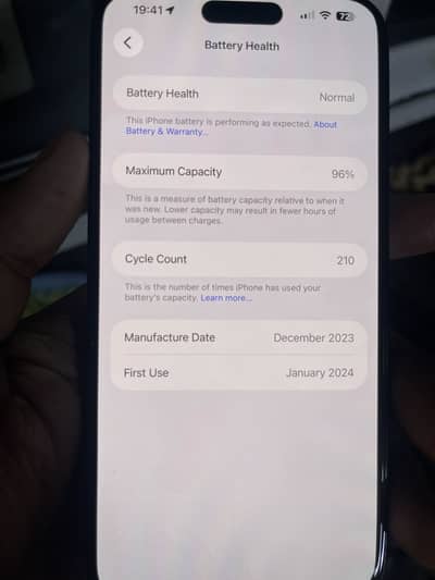 Apple iPhone 15 Pro Max pta approved 10/10condition 03073516643
