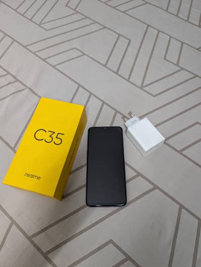 Realme C35 | FULL BOX | Original charger | PTA approved