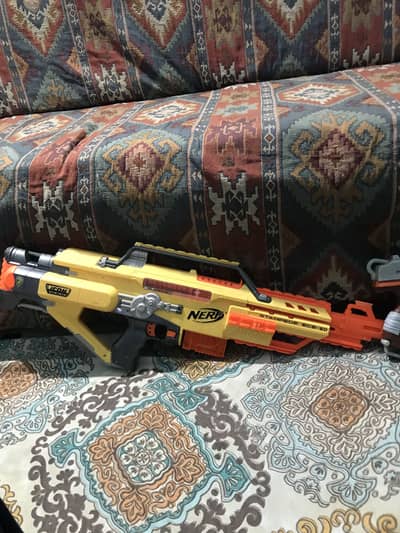 Nerf stampede ECS - 50 and Nerf flipfury zombie