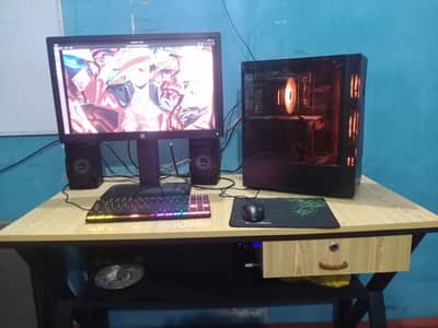 i3 12th Gen GTX 1060 High Performance PC Setup with Monitor & Keyboard