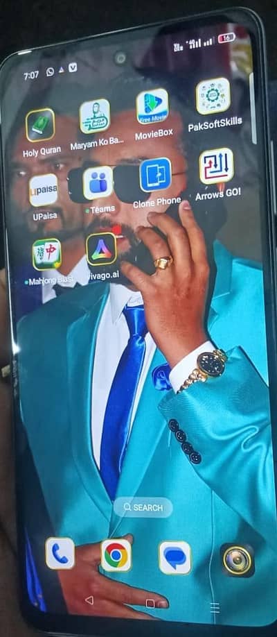 oppo a3 6+4 (256) gb with box and original charger