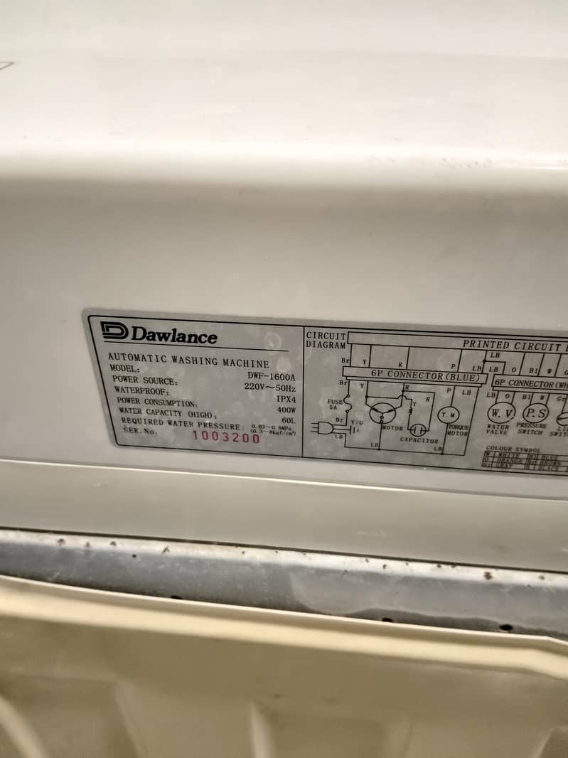dawlance washing machine  automatic 1