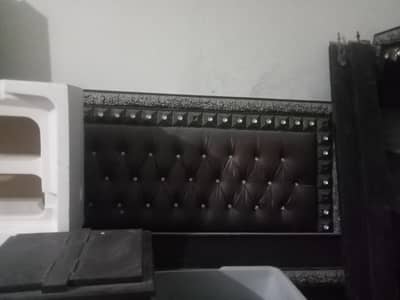 bed cupboard  dressing table along with site tables