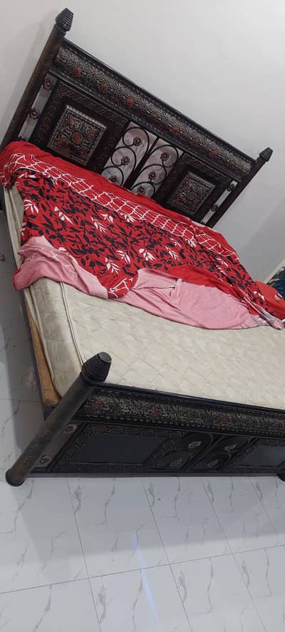 Iron Bed with Mattress