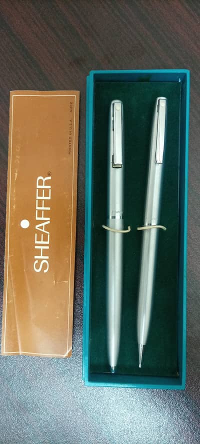 Shaeffer White Dot 444 Pen And Pencil