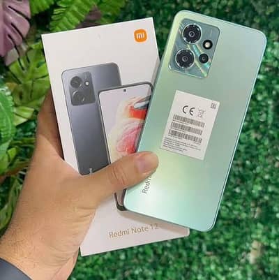 Redmi note 12 8/128 memory full box new phone 10/10 condition