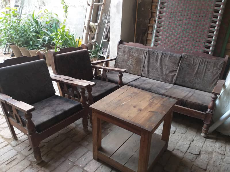 sofah set 5 seater complete 0