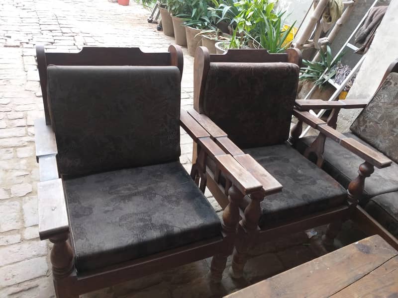 sofah set 5 seater complete 2