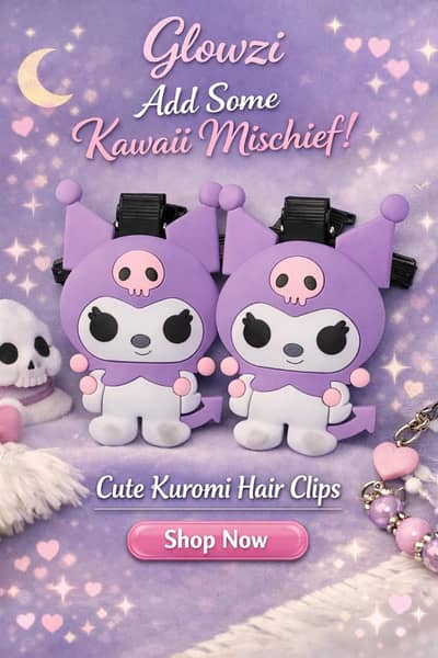 glowzi hair clips and ponies