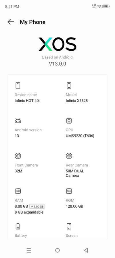 Infinix Hot 40i