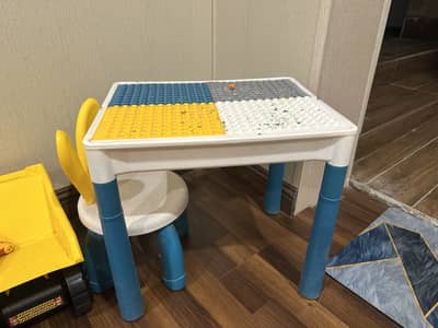 2 in 1 kids study table for sale