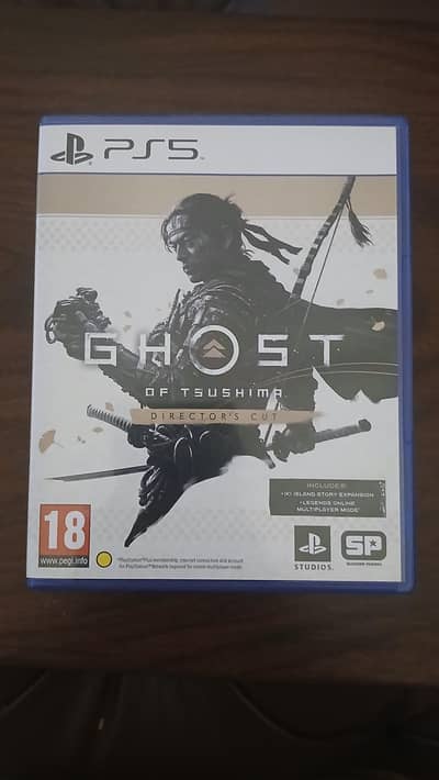 Ghost OF Tsushima Directors Cut PS5 Original Disc.
