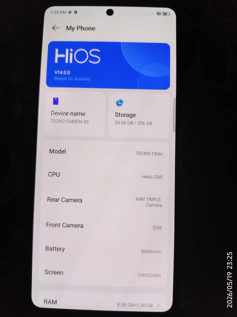 TECNO CAMON 20 2