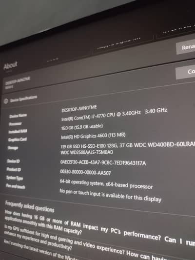 Intel i7 4770 Custom Build