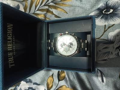 True religion chronograph bracelet watch