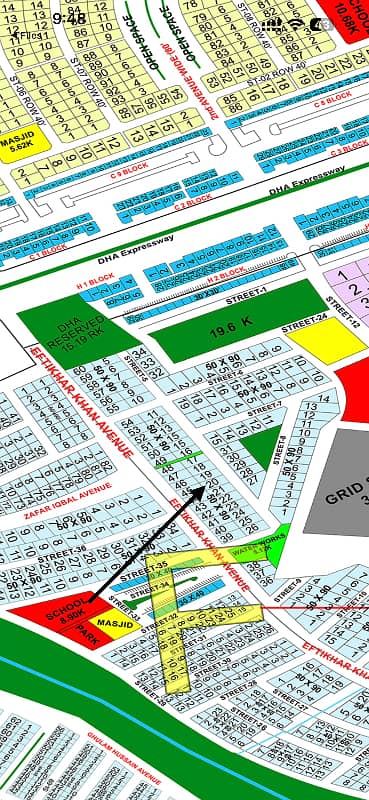 500 sq yds level plot sector F st 5 DHA Phase 5 Islamabad for sale