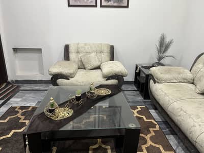 5 seater sofa set with 3 tables