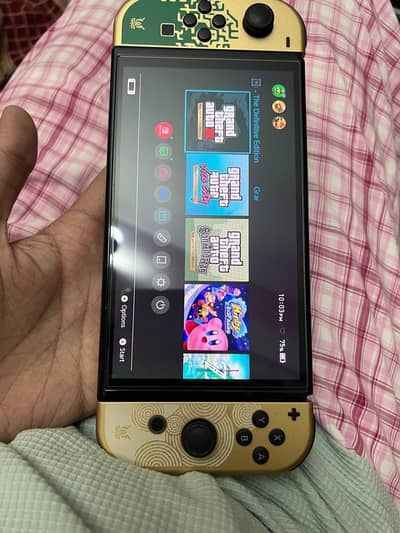 Nintendo switch oled zelda edition