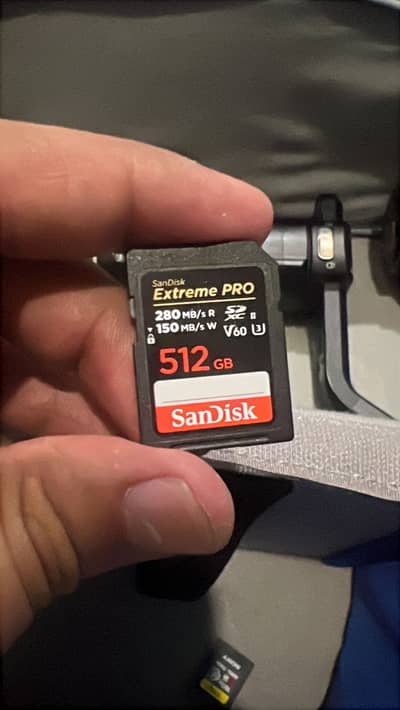 Sandisk 512GB V60 4k 100fps supported