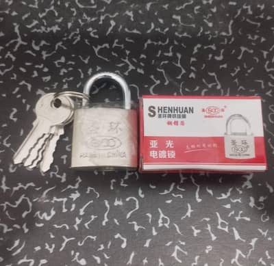 China lock silver color with 3 keys