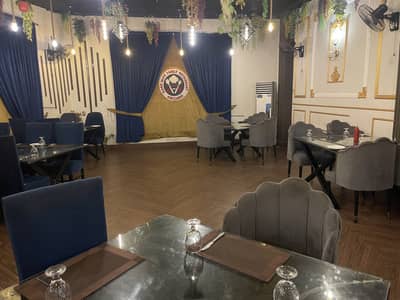 Restaurant chairs and tables